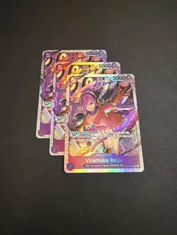 Vinsmoke Reiju EB03-031 Super Rare One Piece English x 3 play set - Image 1