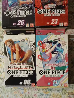One Piece Starter Deck Lot ST 08, 11, 23, & 26 BRAND NEW SEALED (Minor Box Wear) - Image 3