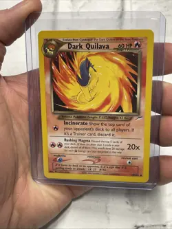 Pokemon Dark Quilava 39/105 Neo Destiny Regular Pokemon Uncommon NM Vintage Card - Image 1