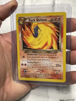 Pokemon Dark Quilava 39/105 Neo Destiny Regular Pokemon Uncommon NM Vintage Card - Image 2