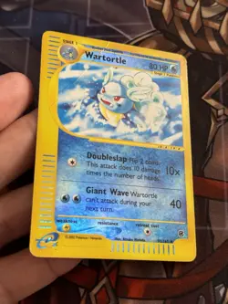 Wartortle 092/165 Expedition Reverse Holo Pokemon Card WOTC Wizards HP Pokemon - Image 3