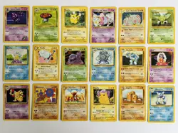 Vintage Pokemon Cards Lot of 18 Uncommon & Common WOTC 1995, 96, 98 ungraded - Image 1