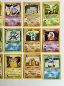 Vintage Pokemon Cards Lot of 18 Uncommon & Common WOTC 1995, 96, 98 ungraded - Image 2