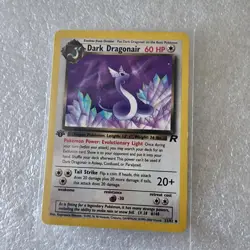 POKEMON 1ST EDITION DARK DRAGONAIR 33/82 TRADING CARD - Image 1