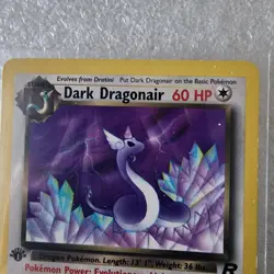 POKEMON 1ST EDITION DARK DRAGONAIR 33/82 TRADING CARD - Image 2