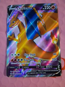 Charizard V SWSH050 SWSH: Sword & Shield Promo Cards Holo - Image 3