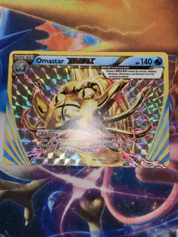 Omastar BREAK 19/124 XY - Fates Collide LP Pokemon Card TCG - Image 1