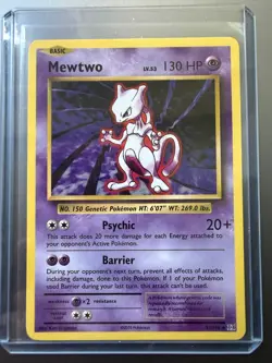 Pokemon TCG 2016 Mewtwo Evolutions 51/108 Reverse Holo Rare - Near Mint Card - Image 1