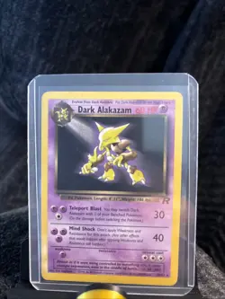 Pokemon TCG Team Rocket Dark Alakazam Card 18/82 Non-Holo, MP - Image 1