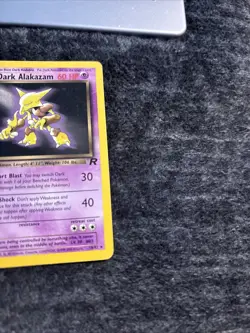 Pokemon TCG Team Rocket Dark Alakazam Card 18/82 Non-Holo, MP - Image 5