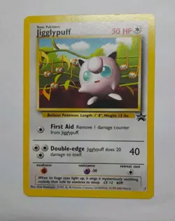 Vintage Pokemon Jigglypuff Black Star Promo No 7 Card World Championship 2000 - Image 5