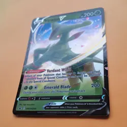 Virizion V SWSH295 Promo Pokemon Card Holo Rare Black Star Sword & Shield - Image 1