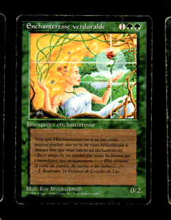MRM FR/VF Enchanteresse verduralde - Verduran Enchantr Played MTG Magic FBB 1994 - Image 1