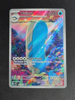 Pokemon Wailord 162/159 SV09 Journey Together Illustration Rare Holo Near Mint - Image 1