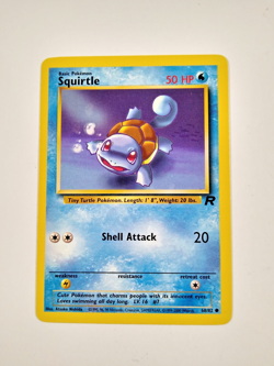 Squirtle 68/82 1st Edition Team Rocket Pokemon TCG Card - Image 1