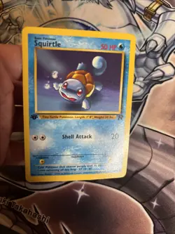 (HPL) Pokemon TCG Team Rocket #68/82 Squirtle 1st Edition MP - Image 3