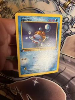 (HPL) Pokemon TCG Team Rocket #68/82 Squirtle 1st Edition MP - Image 4