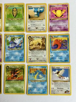 Vintage Pokemon Cards Lot of 18 Uncommon & Common WOTC 1995, 96, 98 ungraded - Image 3