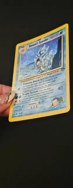 Pokemon Giovanni's Gyarados 5/132 Gym Challenge Holo Rare Unlimited English - Image 2
