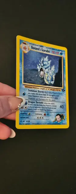 Pokemon Giovanni's Gyarados 5/132 Gym Challenge Holo Rare Unlimited English - Image 5