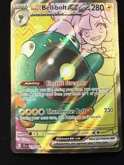 Pokemon TCG Iono's Bellibolt ex 172/159 Sv09: Journey Together - Full Art - Image 1
