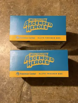 🔥 2X POKEMON ASCENDED HEROES ELITE TRAINER BOX POKEMON CENTER - SEALED ETBs - Image 3