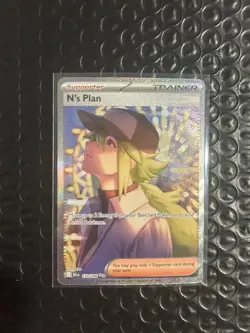 Pokemon TCG N's Plan Full Art Sv: Black Bolt 170/086 Holo English - Image 1