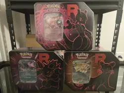 Team Rocket Tin: Mewtwo, Nidoking, Persian Ex Pokemon Destined Rivals Lot Of 3 - Image 1