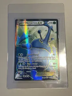 Heracross EX 105/111 Full Art Ultra Rare Pokemon XY Furious Fists - Image 1