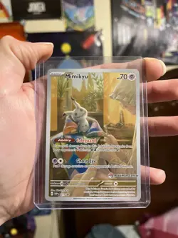 Mimikyu Paldean Fates Pokemon Center Stamp Promo 075 -SVP Scarlet & Violet Promo - Image 2