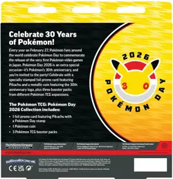 Pokemon Day 2026 Collection Box Factory Sealed - Pikachu Promo + 3 Booster Packs - Image 4