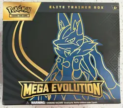 Pokemon Mega Evolution Elite Trainer Box Lucario ETB - Image 1