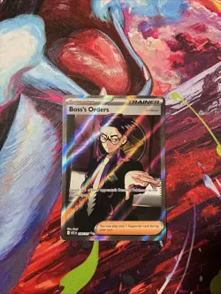 Boss’s Orders 256/217 Ultra Rare Full Art Pokemon TCG Heavy Ink - Image 1