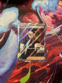 Boss’s Orders 256/217 Ultra Rare Full Art Pokemon TCG Heavy Ink - Image 4