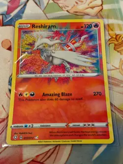 Pokemon Reshiram 017/072 Amazing Rare Shining Fates - Image 1