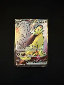 Pokemon TCG Team Rocket's Persian ex 219/182 Sv10: Destined Rivals - Full Art - Image 2