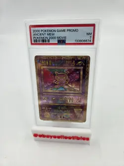 Ancient Mew Pokemon TCG the Movie Release Promo 2000 English PSA 7 - Image 1