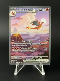Pokemon TCG Charizard EX 199/165 Special Illustration Rare SV 151 NM - Image 1