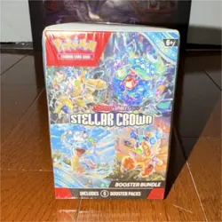 Pokemon TCG Scarlet & Violet Stellar Crown Booster Bundle Box English 2024 - Image 1