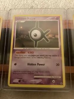 2007 Pokemon Unown For Card Lot 65/123 67/130 68/130 68/132 Bin (G3) - Image 3
