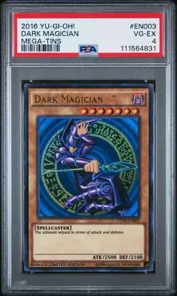 CT13-EN003 Dark Magician Ultra Rare Limited Edition NM Yugioh Card PSA 4 - Image 1