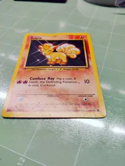 Vulpix 68/102 Base Set Unlimited Vintage WOTC Pokemon Card - Image 2
