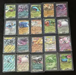 Pokemon ex LOT 20 cards ALL ex and ALL IN TOP LOADERS - Image 1