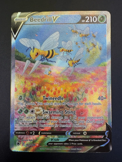Beedrill V 161/189 Astral Radiance Pokemon Card - Image 1