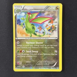 Flygon 76/111 Rare Reverse Holo XY Furious Fists Pokemon Card 2014 LP+ English - Image 1