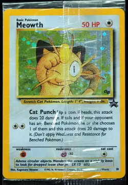 Meowth #10 Promo Sealed NM/M Pokemon Card - Image 1