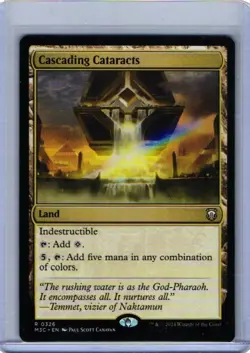 Cascading Cataracts 326 NM Modern Horizons 3 Commander MTGTT - Image 1