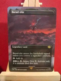 Barad-Dur (Borderless) 0425 - The Lord of the Rings - Rare - NM - MTG - Image 1