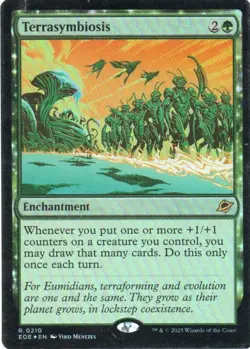 MTG: Edge of Eternities: Foil Terrasymbiosis: Lightly Played Condition - Image 1