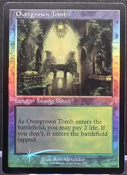 Overgrown Tomb #407 Ravnica Remastered Retro Frame Foil Rare - Image 1
